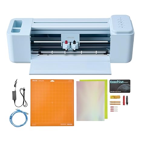 VEVOR Vinyl Cutting Machine PNG JPG SVG TIF USB Bluetooth Cutting Plotter