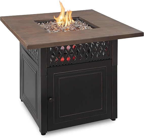 Endless Summer DualHeat Donovan 38" Propane Fire Pit Table & Patio Heater | DualHeat 2-in-1 design combines a propane fire pit and outdoor heater with 41,000 total BTUs of heat.