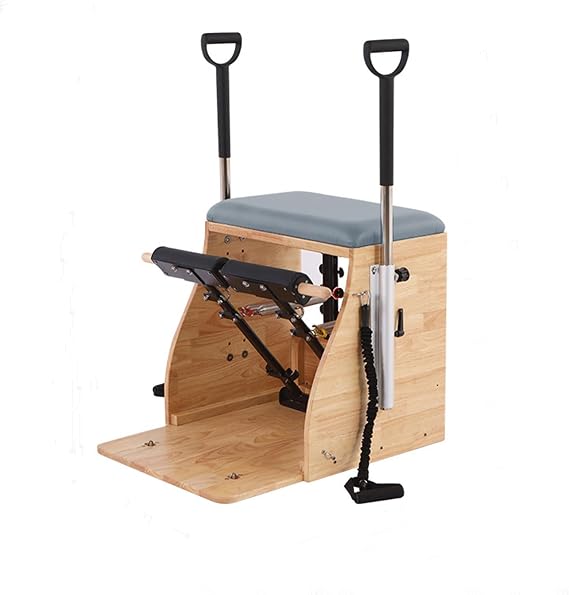 Pilates Stability Chair with Handles, Professional Combo Chair for Home and Studio, Pilates Exercise Equipment, Compact Reformer Machine