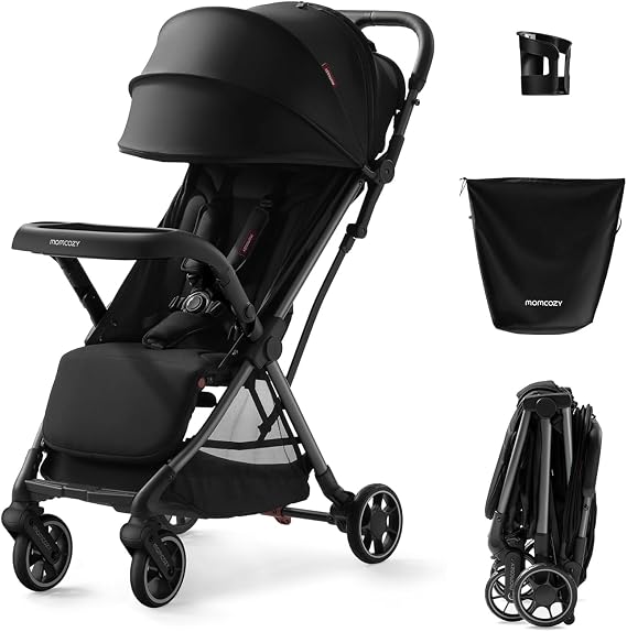 Momcozy ClickGo Lightweight Stroller, Compact Travel Stroller for Airplane