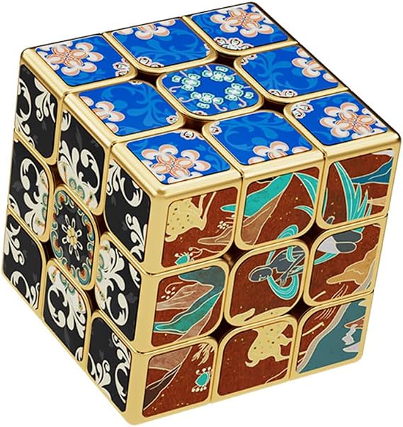 3x3 Speed Cube M Mirror Cube Creative Patterns Speed Cube