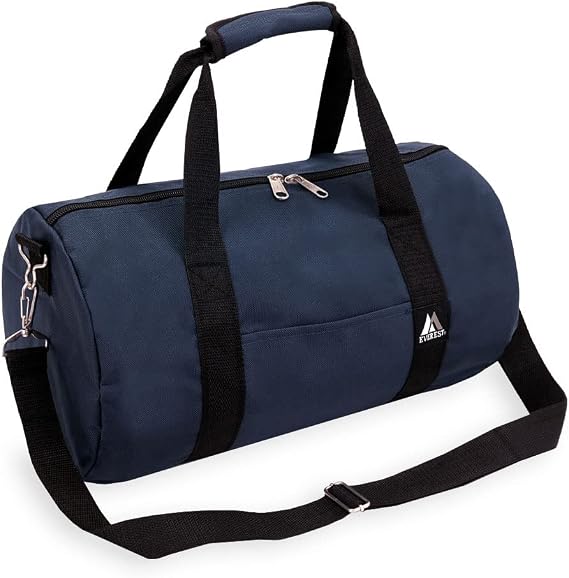Everest 16-Inch Round Duffel, Navy, One Size
