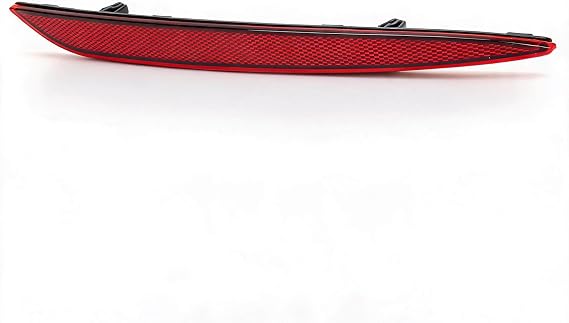 Rear Bumper Reflector for 2017 to 2023, Red Lens Car Tail Reflector Light, Rear Bumper Lights Replacement for (Right 26560 6FV0A)