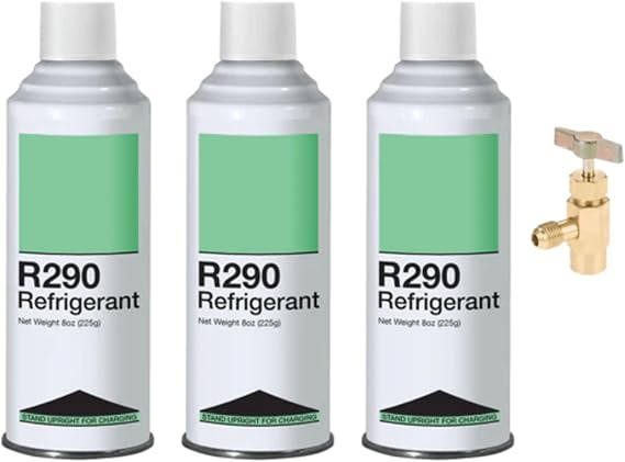 Leak Saver R290 Refrigerant Kit 3-Pack | Included Manifold + K28 Adapter