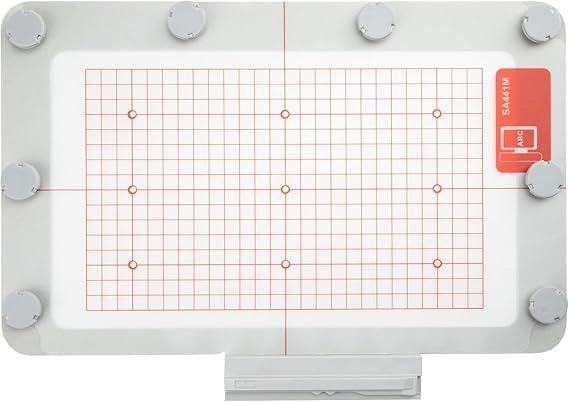 Sew Tech Magnetic Embroidery Hoop for Brother NQ1700E NQ1600E NQ3600D NV880E NV800E Stellaire XJ1 XE1 Dream Machine XV8500D V3LE V5LE Quattro 6000D VE2200 Embroidery Machine (6"x10", SA441M)