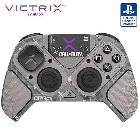 PDP Victrix Pro BFG Wireless Gaming Controller for Playstation 5, PS5/PS4/PC, Modular Esports Gamepad, Remappable Buttons, Customizable Triggers, Paddles, D-Pad, Fightpad, COD Call of Duty: Field Op