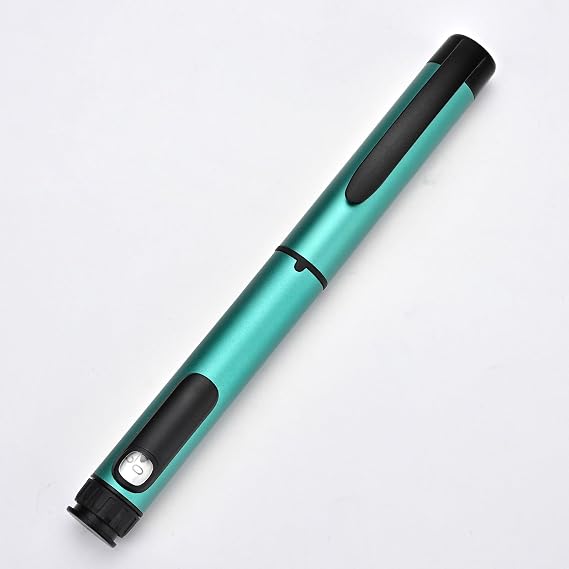 80 Unit Reusable Peptide Pen Injector, Portable V1 Pen with Case, Compatible with 3ML for Use (Dark Green)
