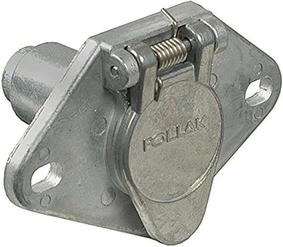 Pollak 11-404EP Metal 4-Way Round Zinc Connector Socket