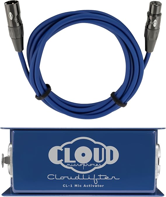 Cloud Microphones - Cloudlifter CL-1 with Get Lifted XLR Cable - 10ft