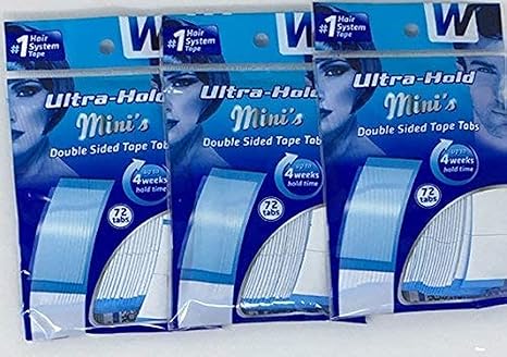Ultra Hold Mini Tabs Tape 3 Packs of 72 = 216 tabs (Package May Vary)