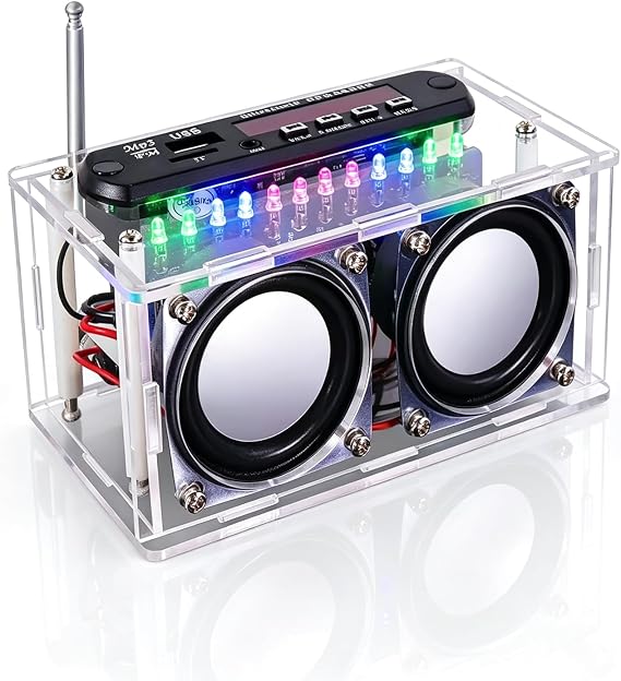 Soldering Practice Kit FM Radio and Speaker DIY Kit Electronic DIY Kits Audio Soldering Project Kit Soldering Project Kit