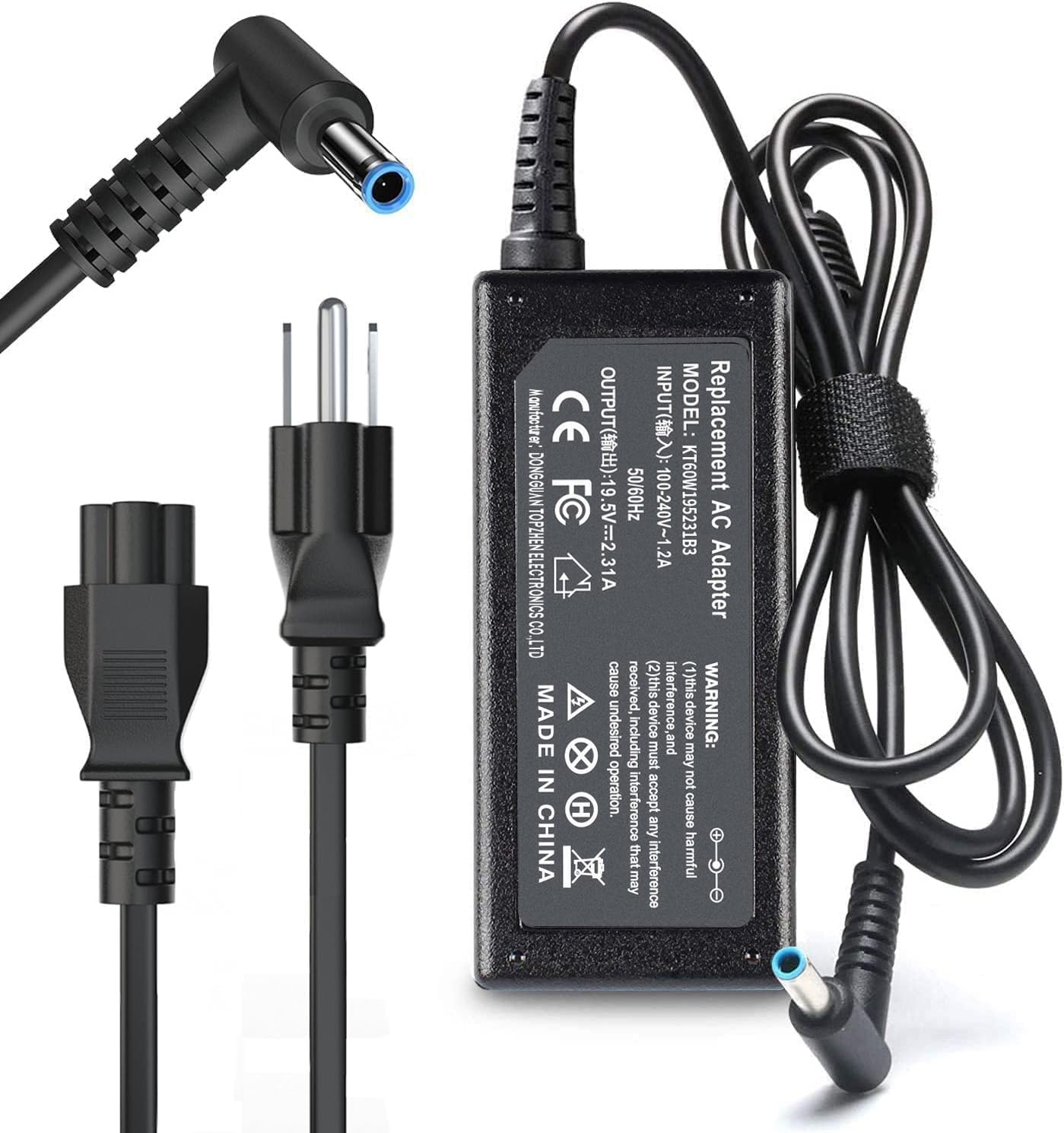 45W 741727-001 Laptop Charger for HP Pavilion X360 15-f272wm 15-f387wm L25296-002 740015-003,Stream 11 13 14,Elitebook 840,ProBook 250 255 256,Envy 360 13-ay0 Series,TouchSmart 11 13 15 Series