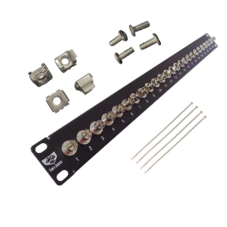 24 Port Rackmount BNC 75 Ohm Patch Panel By Tuff Jacks