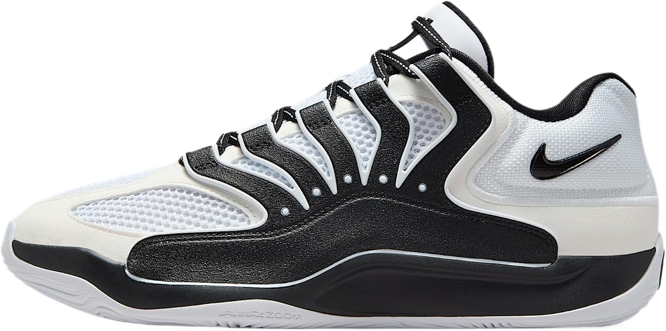 Nike KD18 Basketball Shoes (White/Black) Size 8