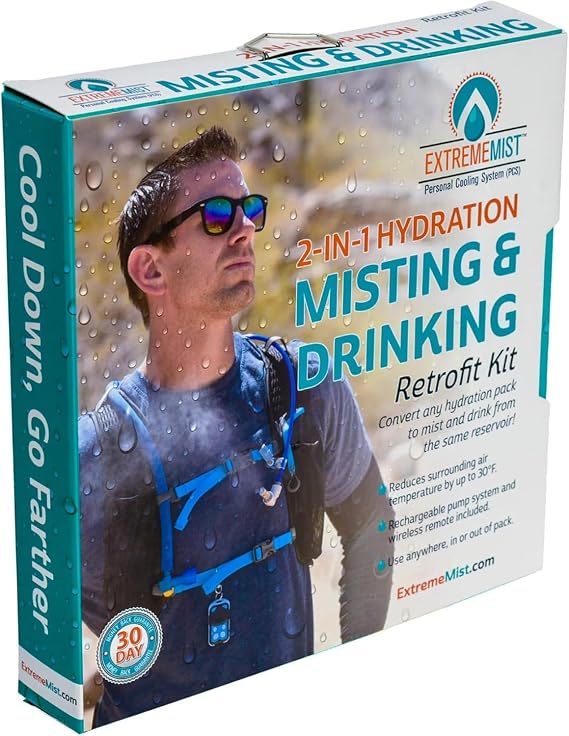 Hydration Backpack Retrofit Kit by ExtremeMist | Converts Pack to Misting