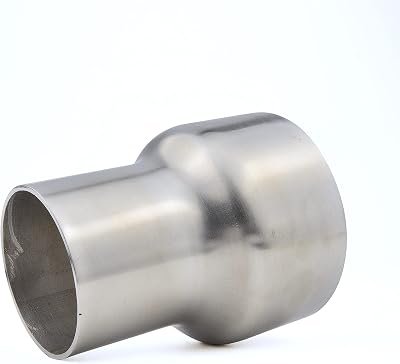 Elifecenter Universal Stainless ID 2 inch to OD 3 inch Exhaust Adapter Reducer