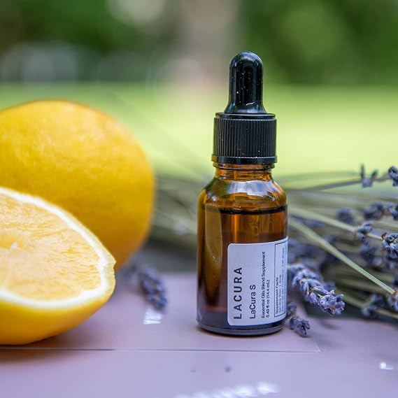 Lacura S Sleep Essential Oil Blend for Diffusers - Soothing Bergamot, Thyme & Marjoram Oil for Home - Natural Aromatherapy for Relaxation, Massage & Bath - 15ml