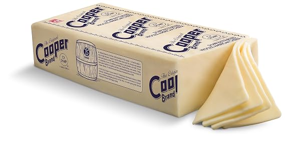 Cooper Sharp American Cheese. White 2 lb