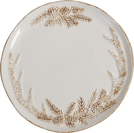 Park Designs Antler Salad Plate Set of 4, Cream