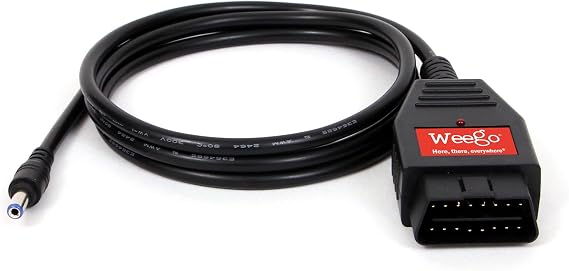Weego OBD II 12V Memory Saver, Settings Keeper, Fits 5mm Barrel Jack Output (JSOBD) - JSOBD-1