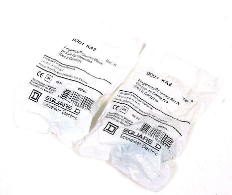 LOT of 2 Square D 9001-KA2 Contact Block 9001KA2 Series K