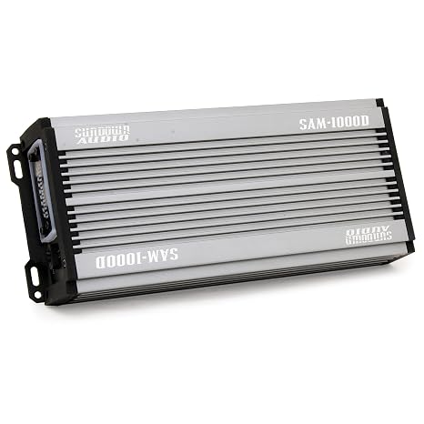 Sundown Audio SAM-1000D Monoblock 1000W RMS Speakers Amplifier