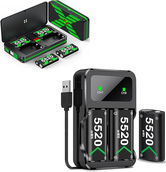 DXKK Xbox Controller Battery Pack -Long Lasting and Durable Battery Life