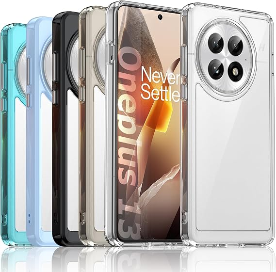 Case for OnePlus 13, Transparent Acrylic Cover Compatible with OnePlus 13, Clear