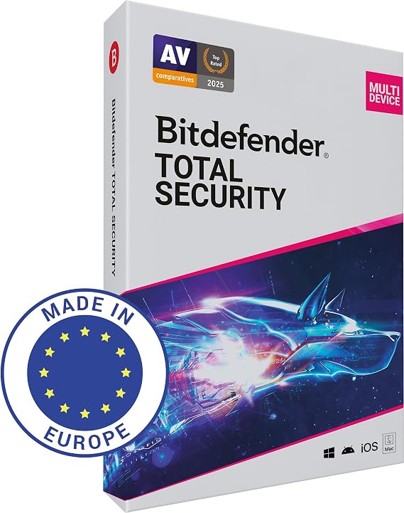 Bitdefender Total Security 2022 - 5 Devices 2 Year Subscription PC/Mac Activation Code by Post