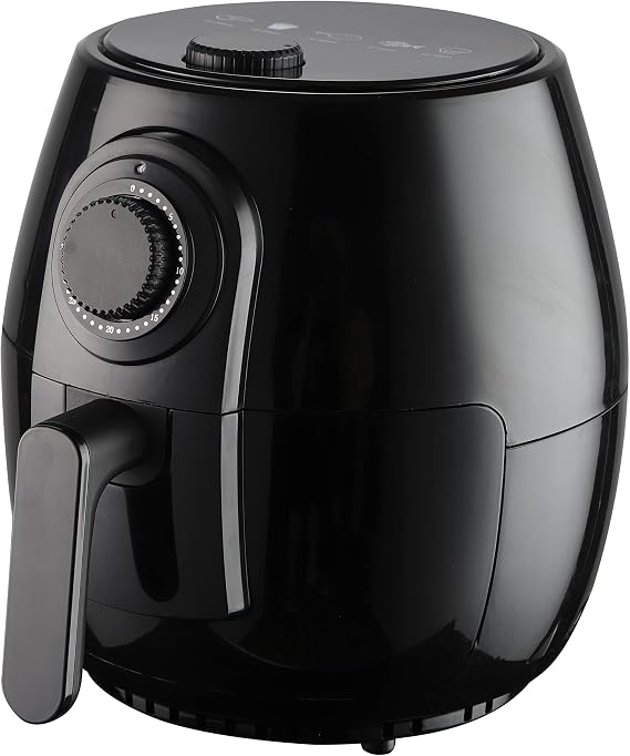 National NA-3002AF 4.0 L Mechanical Air Fryer, 5 Preset Cooking Functions, Rapid 360 Air Circulation, 4.0L Non-Stick Pot, 85% Less Oil, Preheat, Keep Warm, Easy Dialer Control, Dishwasher Safe
