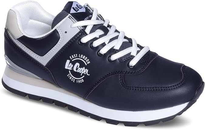 Lee Cooper Smartstep Men's Sports Shoes, Trainers, Everyday Shoes, Lightweight and Stylish, Lece-Up, Eco-Leather