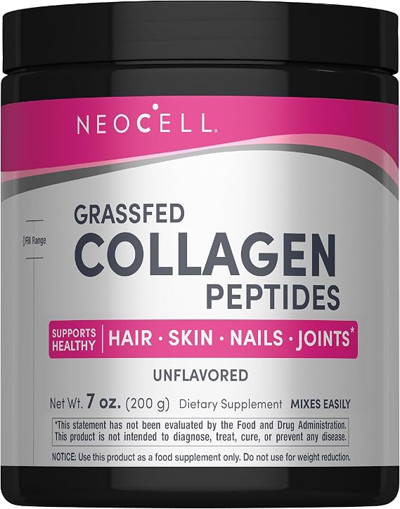 NeoCell Grassfed Collagen Peptides Powder | 7 oz | Unflavored