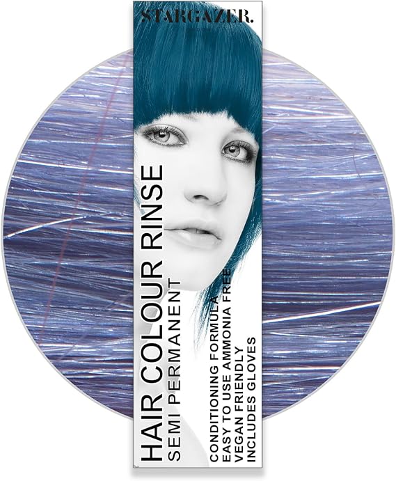Stargazer Semi Permanent Hair Colour Rinse, Oceana Blue