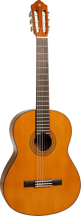Yamaha C40II Classical Guitar, Full Size With Rosewood Fingerboard and Bridge, Natural | Rosewood Fingerboard and Bridge, 650mm Scale, 52mm Nut, Nylon Strings, Gloss Finish