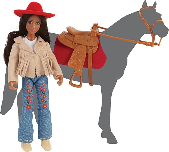 Breyer Horses Freedom Series | Sylvie - Western Rider & Tack | Model # B-FS-10719