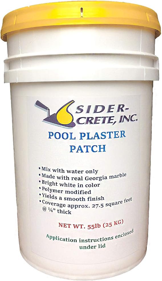 Sider Pool Plaster Patch White- 55 lb - Bonus 5 lb Added for the Same