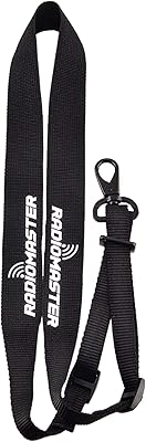Radiomaster RC Transmitter Lanyard Neck Strap Shoulder Belt Sling for DJI Phantom 4 Pro Radiomaster TX16S SE TX18S FrSky Taranis X9D Plus Jumper T18 Black