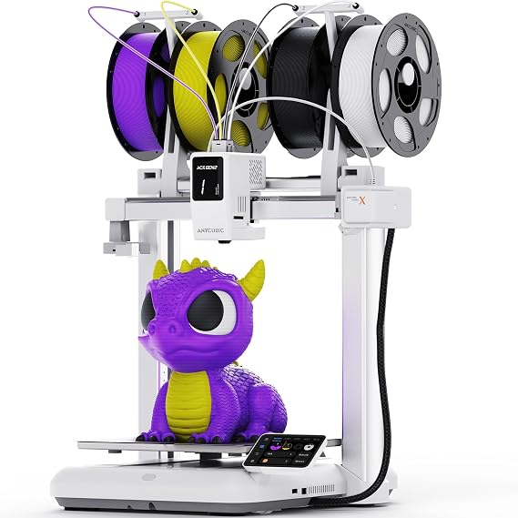 ANYCUBIC Kobra X 3D Printer, Native 4-Color, Up 19-Color with 4 ACE 2 Pro