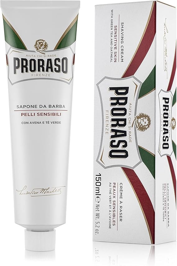 PRORASO 2019104 Shaving Cream, Green Tea and Oat Ozlu