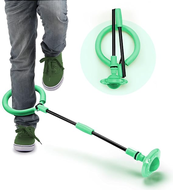 Mumba Kids Foldable Ankle Skip Ball Flash Jump Colorful Sports Swing Ball Boys Girls Toys, Fitness Jump Rope Fat Burning Game for Adults and Children