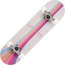 Skateboards for Beginners, 31 x 8 Inch Complete Skateboards for Kids, Boys, Girls and Adults, 7 Layer Maple Wood, Double Kick Deck Concave Standard and Tricks Skateboard