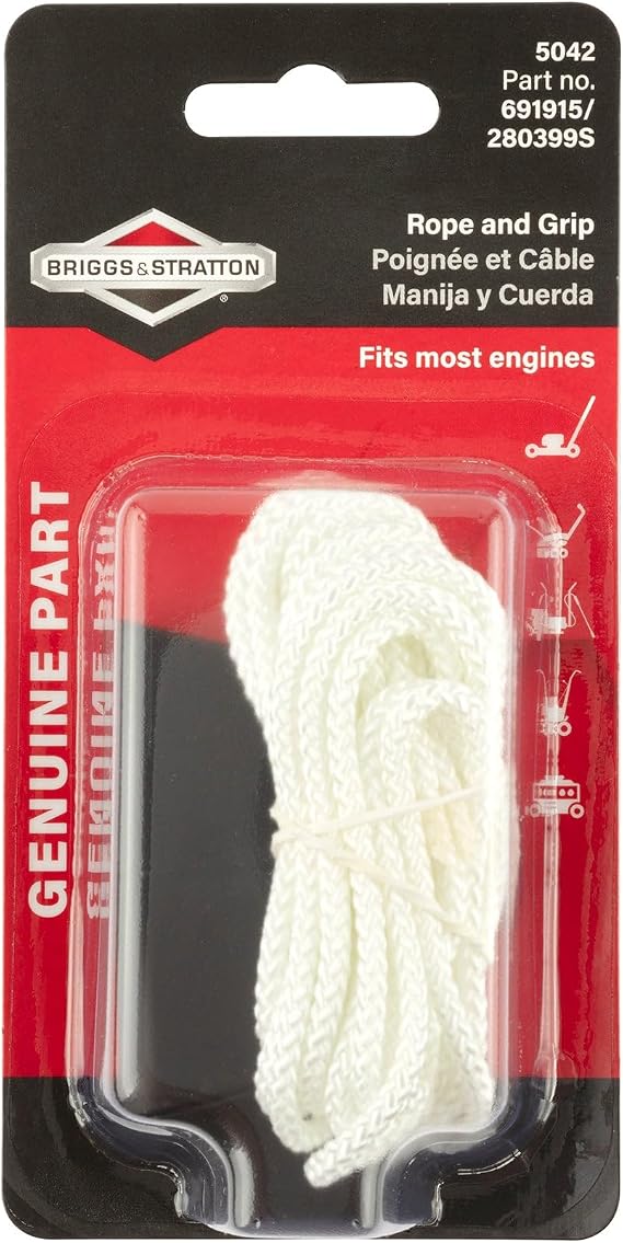 Briggs & Stratton Starter Rope & Grip 5042K