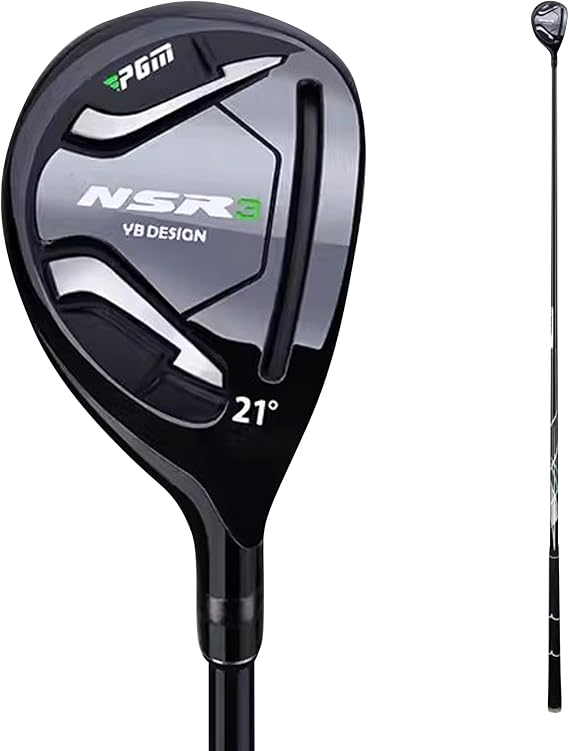 PGM Men's Professional Golf Club Driver Woods Hybrid for Right Handed, Low Center of Gravity Long Distance Single Club with Titanium Head Graphite Shaft