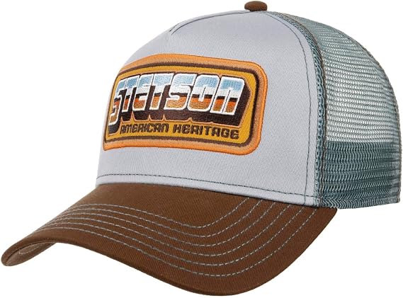 Stetson American Heritage Trucker Cap Men Snapback Breathable Mesh Summer Winter