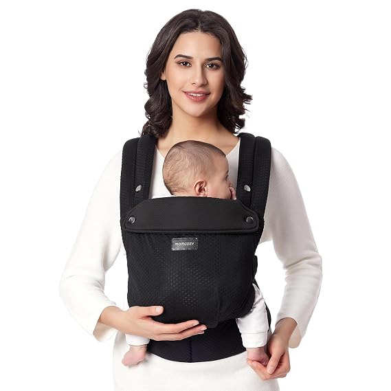 Momcozy PureHug Baby Carrier - Ergonomic, Cozy and Lightweight for 7-45 lbs