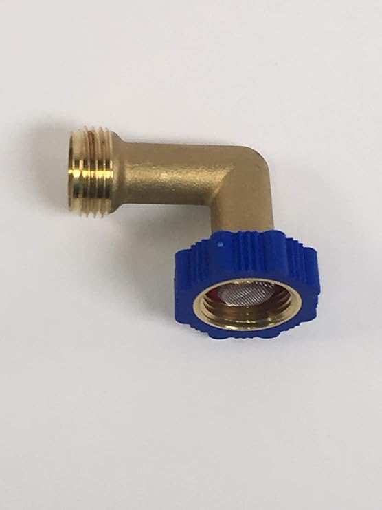Aquapro Hose Elbow, 90 Deg, Brass