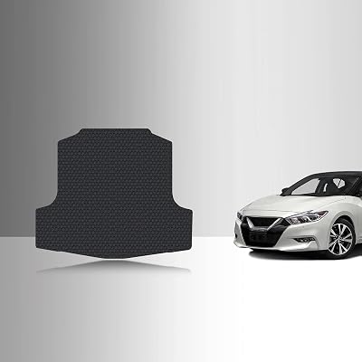 TOUGHPRO CargoTrunk Mats Accessories for Nissan Maxima All Weather Heavy Duty Made in USA Black Rubber 2016 2017 2018 2019 2020 2021 2022 2023