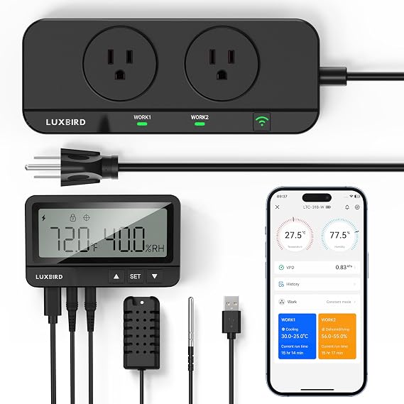 LUXBIRD Temperature and Humidity Controller