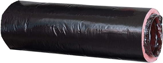 ATCO 04002512 Black Insulated 12" X25' Flex Duct