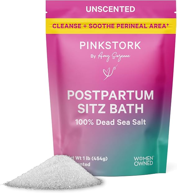 Pink Stork Postpartum Sitz Bath Soak, Unscented, 16 oz